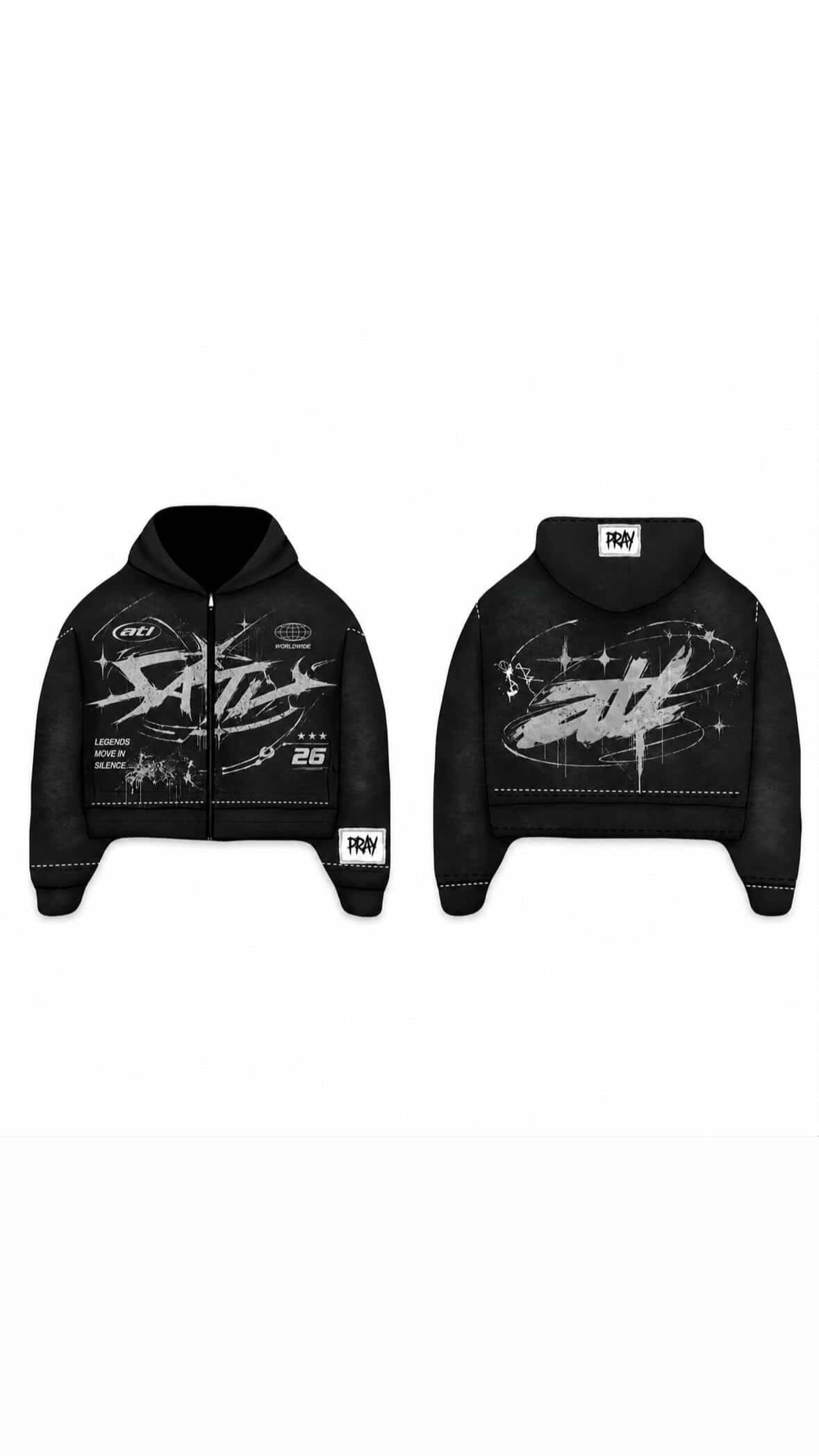 Atl Apparal pray zip up